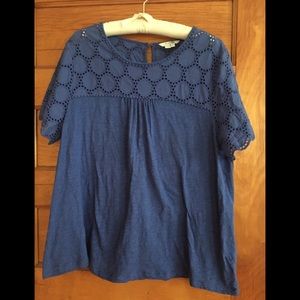 Boden t-shirt cobalt blue size 16